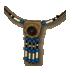 Blue Indian necklace